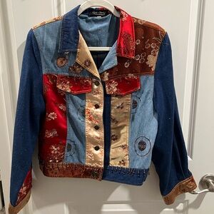 Knot- Knot Vintage Multicolor Patchwork Jean Jacket